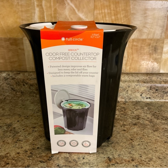 Breeze Odor Free Countertop Compost Collector - Picture 1 of 5